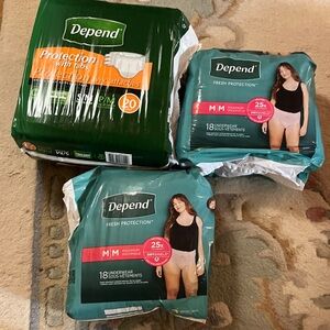 SOLD-Women's Protective Underwear 3 packages- nwt as is